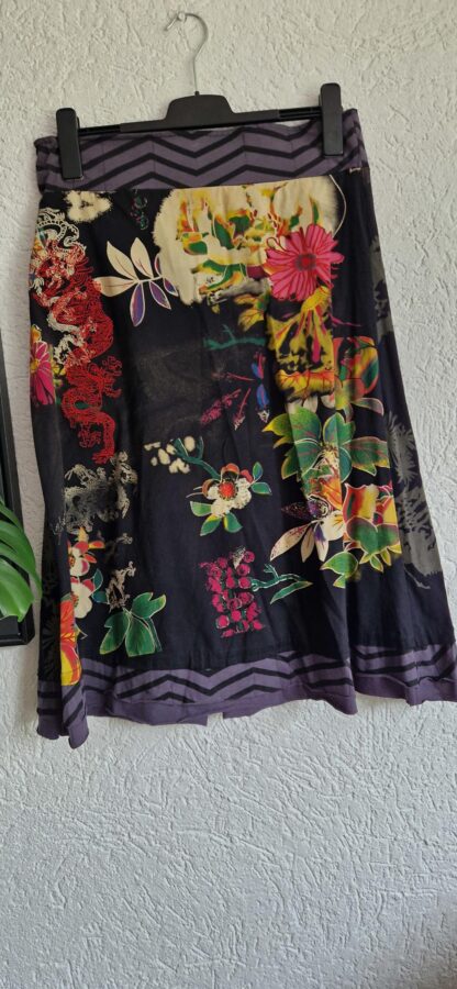 L - Moda piu Anna rok bloemen (0625dor)