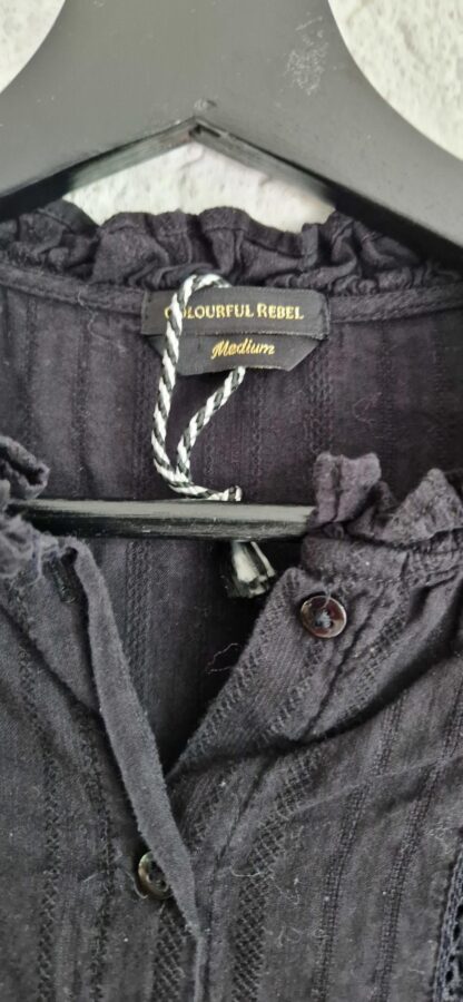 M - Colourful Rebel zwart jurkje (0625dor) - Afbeelding 4