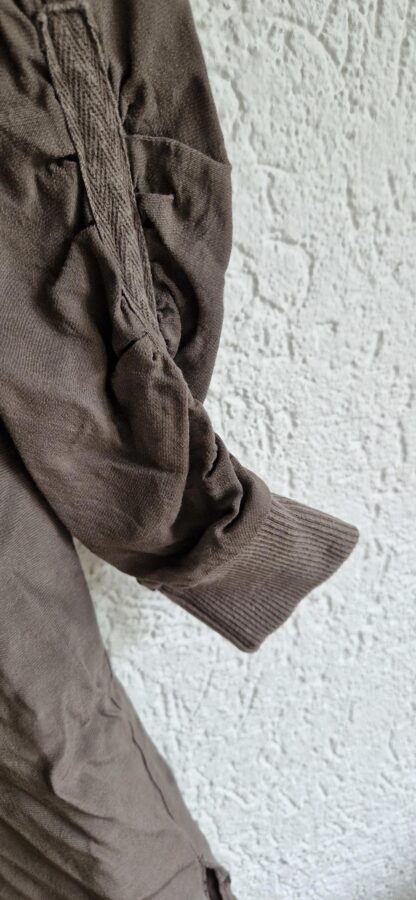 S - Transfer jurk khaki bruin (0625dor) - Afbeelding 4