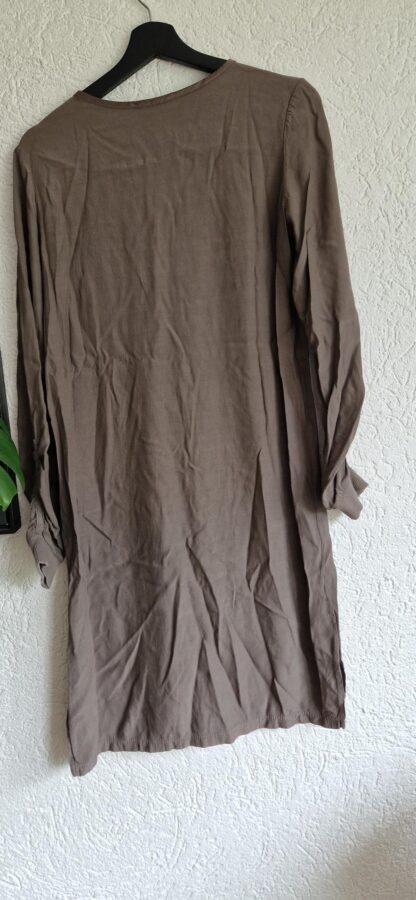S - Transfer jurk khaki bruin (0625dor) - Afbeelding 7