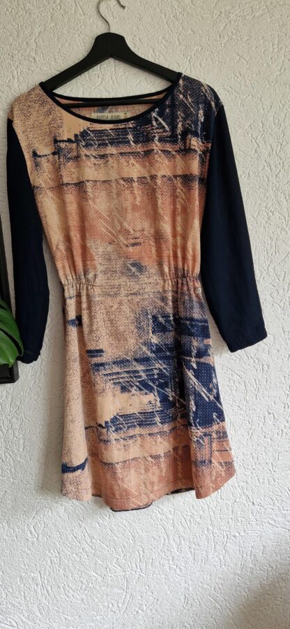M - Garcia jeans jurk roze blauw (0625dor) - Afbeelding 2
