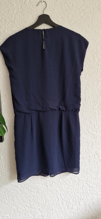 M - Zara blauwe jurk met kraaltjes (0625dor) - Afbeelding 5