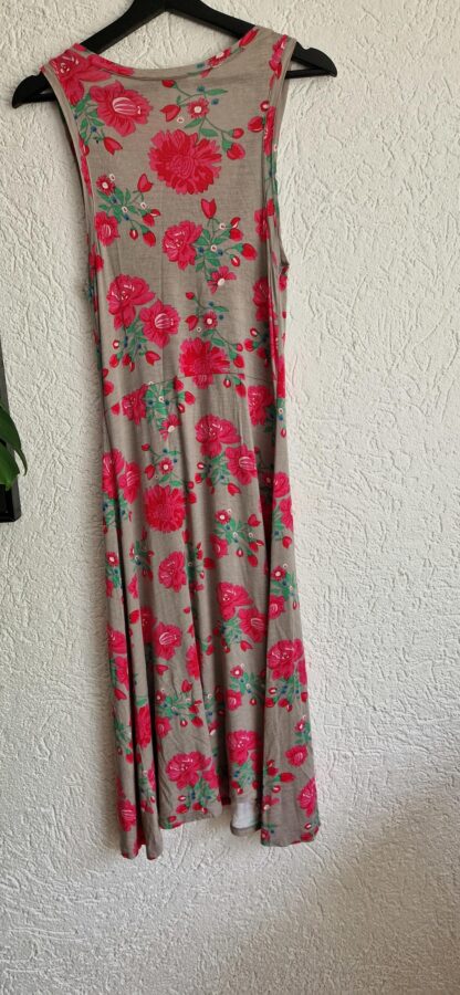 S - Hema jurk roze bloemen (0625dor) - Afbeelding 7