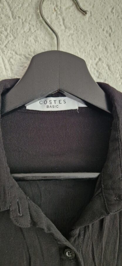 M - Costes jurk zwart knoopjes (0625dor) - Afbeelding 3