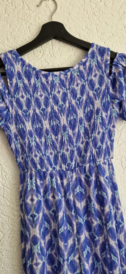 152 - Zara jumpsuit paars lichtblauw (0625dor) - Afbeelding 2