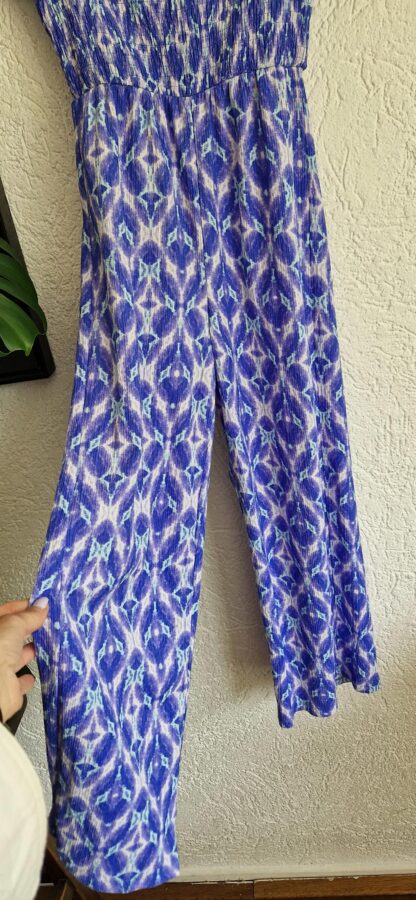 152 - Zara jumpsuit paars lichtblauw (0625dor) - Afbeelding 5