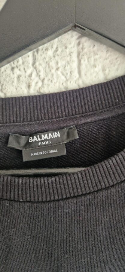 158 - Balmain sweater zwart (0625meg8) - Afbeelding 4