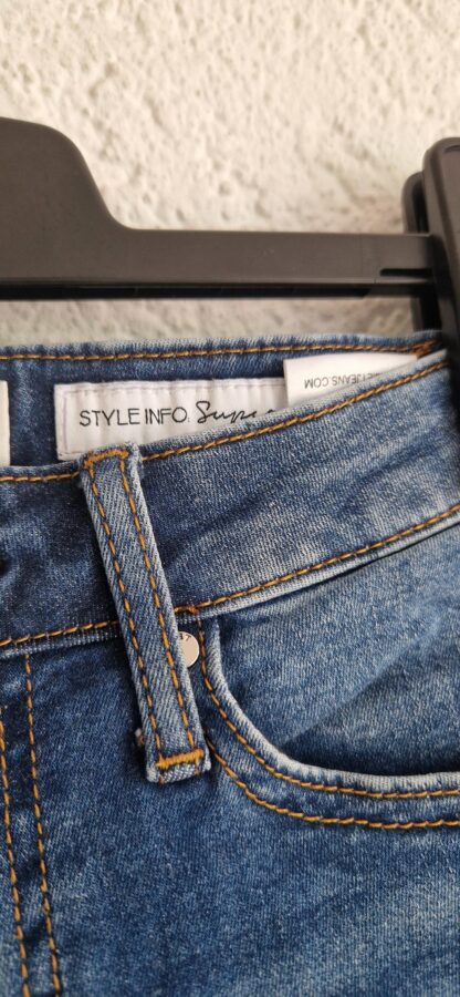 26 - MET super skinny jeans blauw (0625meg8) - Afbeelding 4