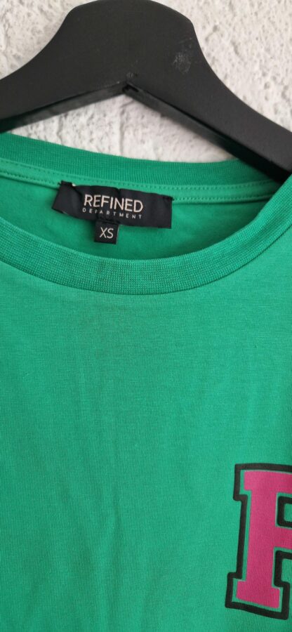 XS - Refined shirt groen print (0625meg8) - Afbeelding 4