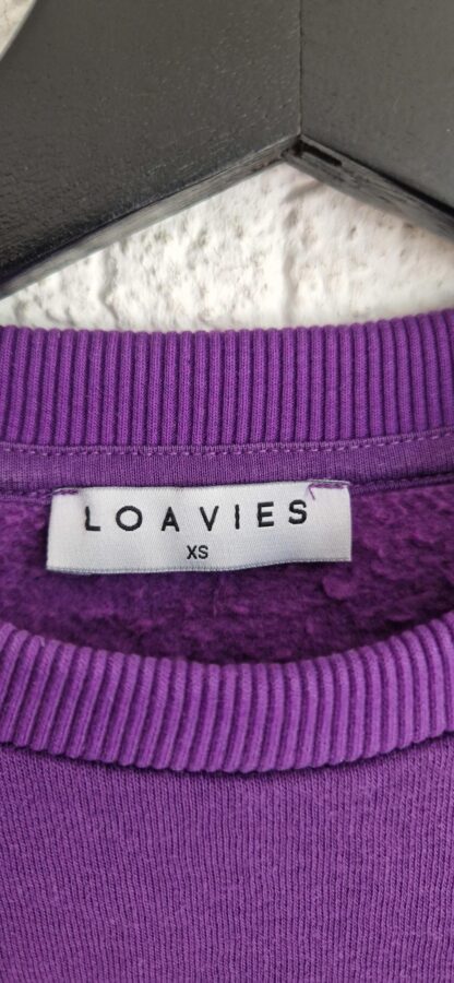 XS - Loavies sweater paars weekend (0625meg8) - Afbeelding 4