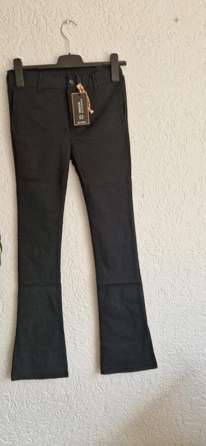 176 - Indian Blue jeans broek krijtstreep nieuw (0625meg8)