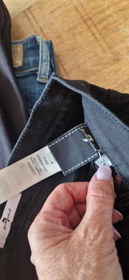 24 - 7 for all mankind jeans zwart nieuw (0625meg8) - Afbeelding 6
