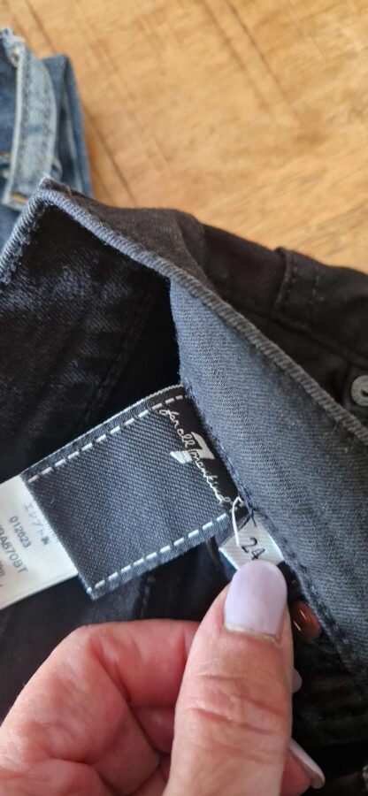 24 - 7 for all mankind jeans zwart nieuw (0625meg8) - Afbeelding 7