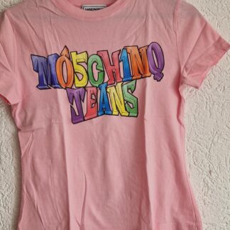 S - Mo5ch1no Jeans shirt roze (0625meg8)