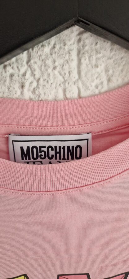 S - Mo5ch1no Jeans shirt roze (0625meg8) - Afbeelding 4