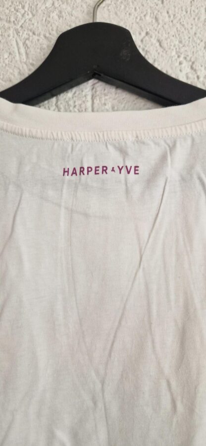 M - Harper & Yve shirt wit met print (0625meg8) - Afbeelding 6