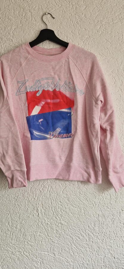 XS - Zadig & Voltaire sweater poederroze (0625meg8)