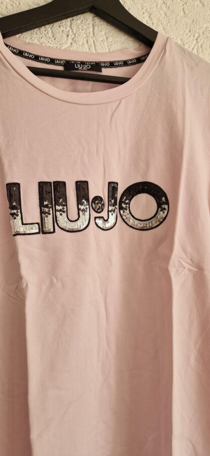 M(L) - LIU Jo shirt roze lovertjes (0625meg8) - Afbeelding 3