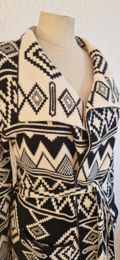 One size - Azara vest zwart roomwit (0725sh1) - Afbeelding 3