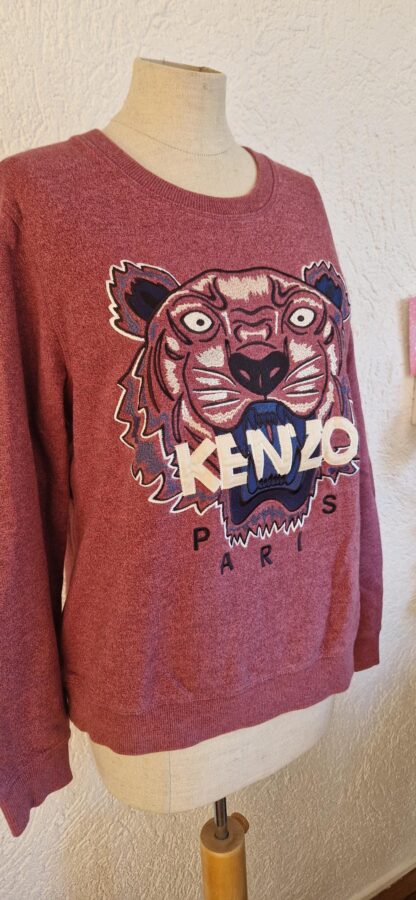 S/M ipv L - Kenzo sweater cerise (0725sh1) - Afbeelding 3