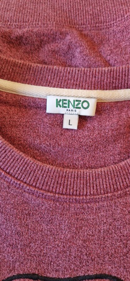 S/M ipv L - Kenzo sweater cerise (0725sh1) - Afbeelding 5