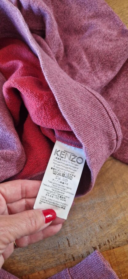 S/M ipv L - Kenzo sweater cerise (0725sh1) - Afbeelding 6
