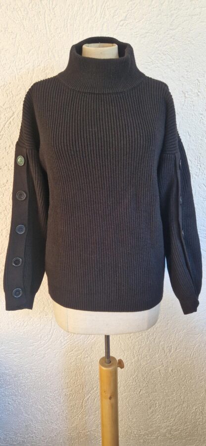 M - Question trui zwart (0725sh1)
