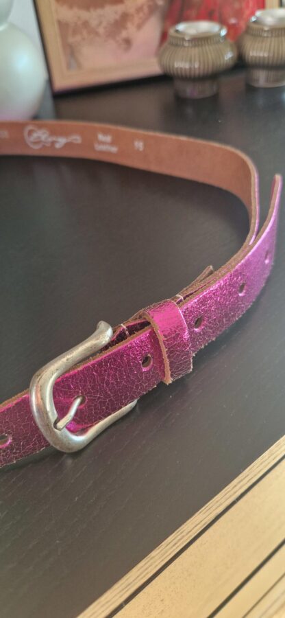 Elvy echt leer roze 95 cm (0725sh1) - Afbeelding 2