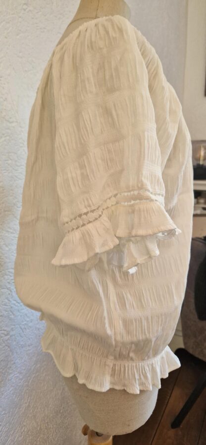36 - Esqualo blouse top romig wit (0725sh) - Afbeelding 7