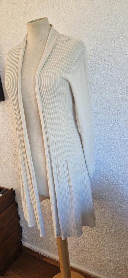 S - Langer vest ecru (0725sh) - Afbeelding 4