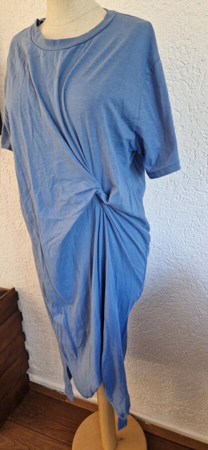 M - Made in Italy blauw jurkje (0725sh) - Afbeelding 4