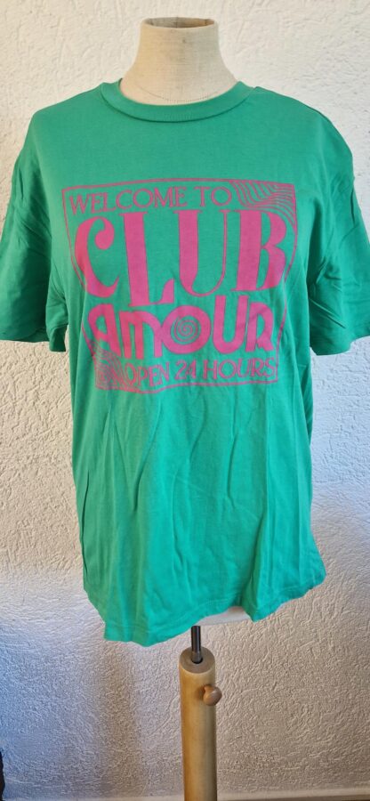 S - Loavies shirt groen print (0725sh)
