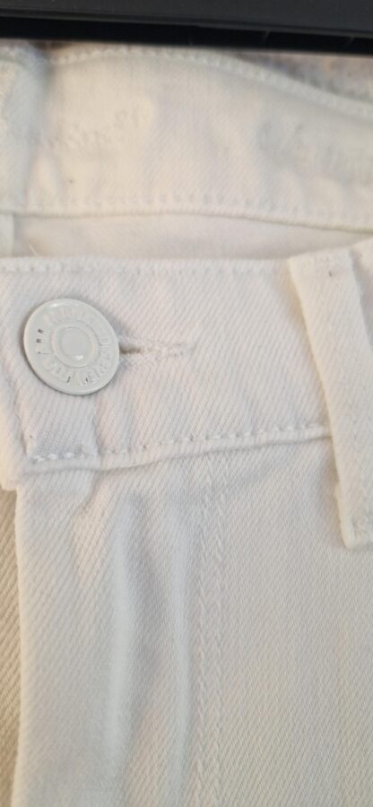 32/34 maat 25 - 7 for all mankind capri wit (0725sh) - Afbeelding 3
