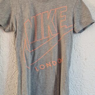 S/M - Nike shirt grijs oranje (0725wyt)