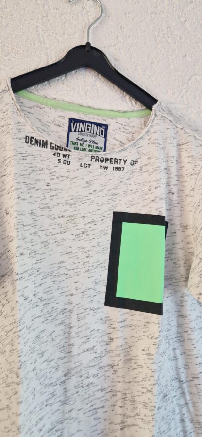 170 - Vingino shirt wit groen (0725wyt) - Afbeelding 3