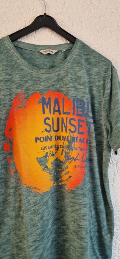 M - Jack & Jones shirt groen print (0725wyt) - Afbeelding 3