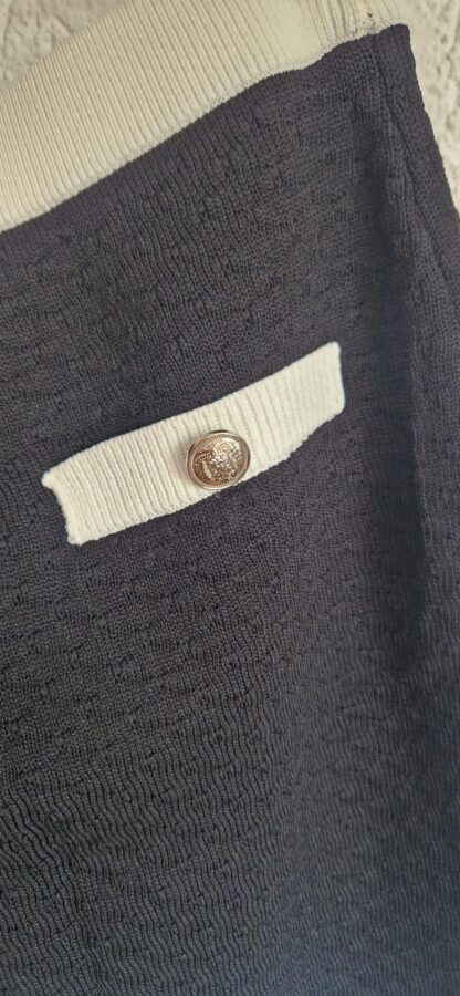S - H&M rok zwart wit galant nieuw (0725may) - Afbeelding 3