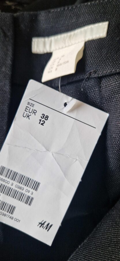 38 - H&M rok zwart borduursel nieuw (0725may) - Afbeelding 5