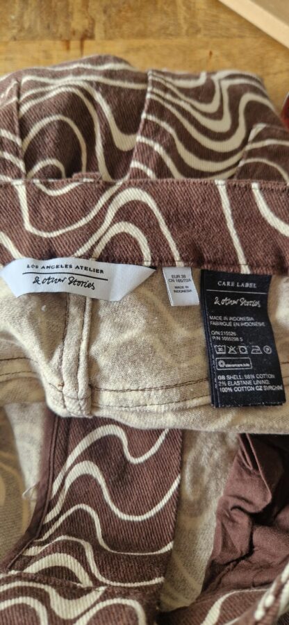 38 - & Other Stories jeans bruin patroon nieuw (0725may) - Afbeelding 7