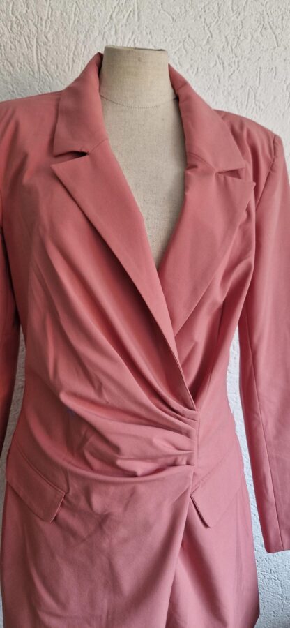M - Zara blazerjurkje roze nieuw (0725may) - Afbeelding 3