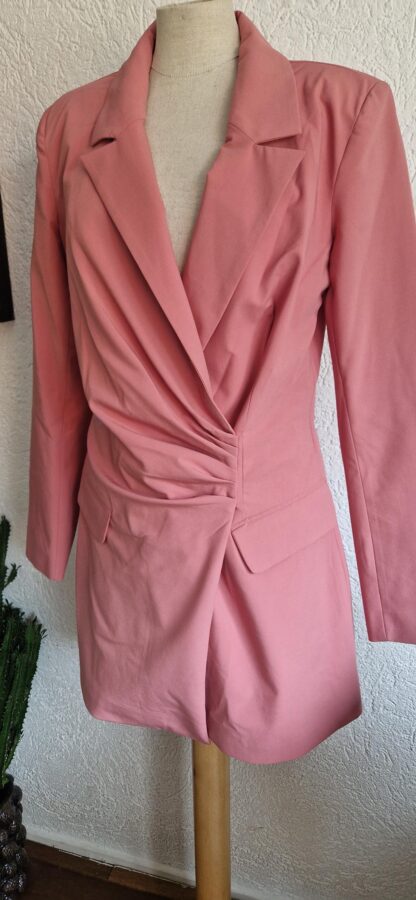 M - Zara blazerjurkje roze nieuw (0725may) - Afbeelding 4