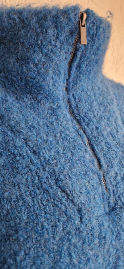 S - Zara coltrui wollig blauw nieuw (0725may) - Afbeelding 3