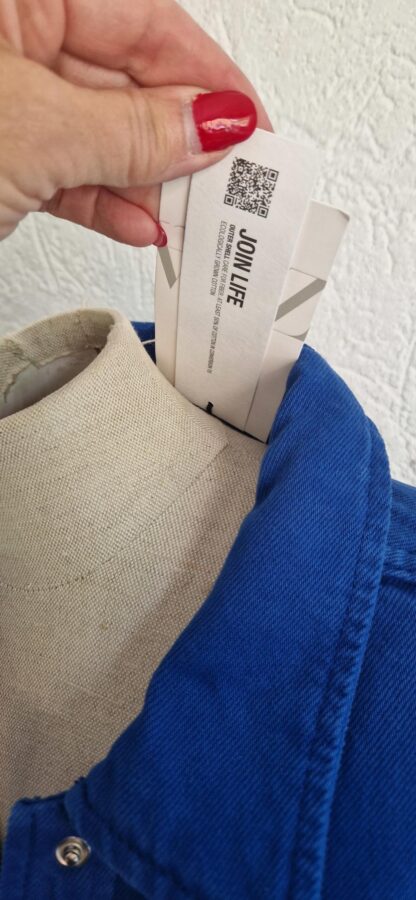 S - Zara shacket blauw nieuw (0725may) - Afbeelding 5
