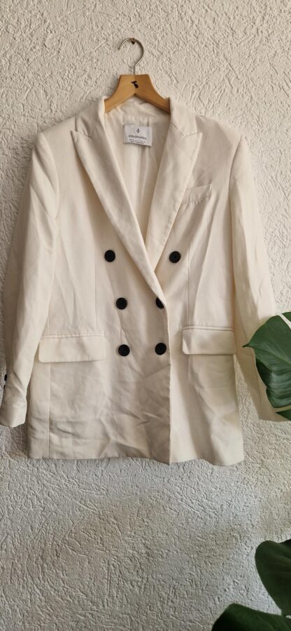 S - Stradivarius blazer wit (0725bak)