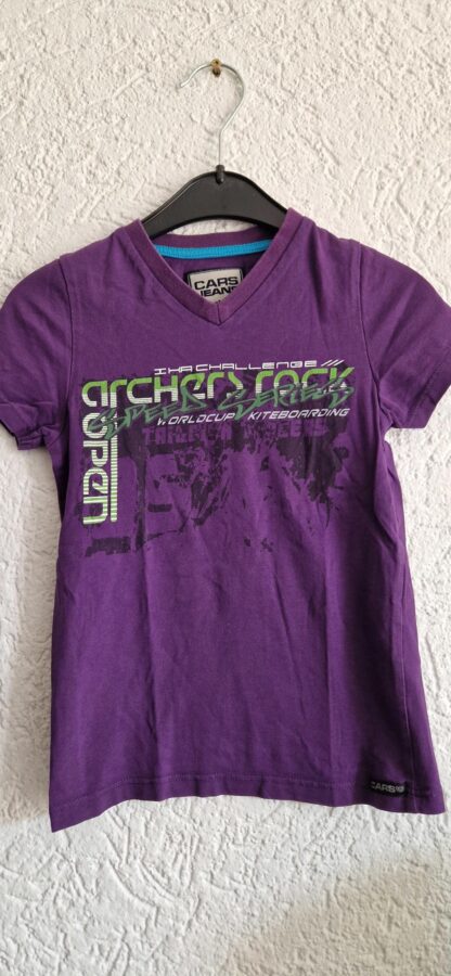 104 - Cars shirt paars print (0725bak)