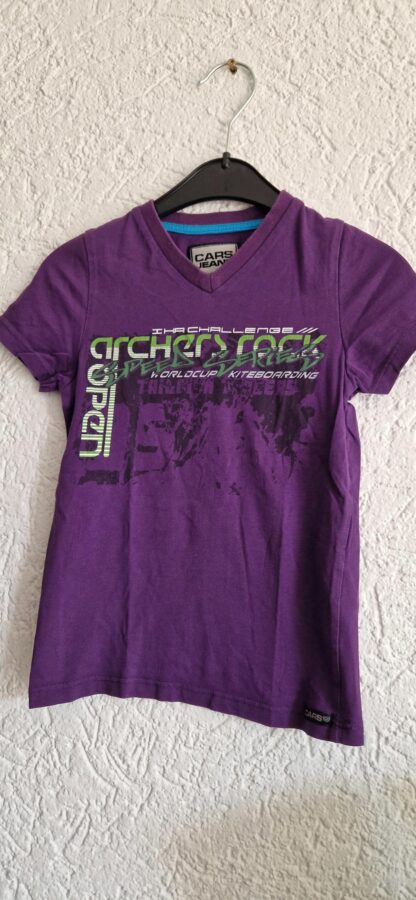 104 - Cars shirt paars print (0725bak) - Afbeelding 3