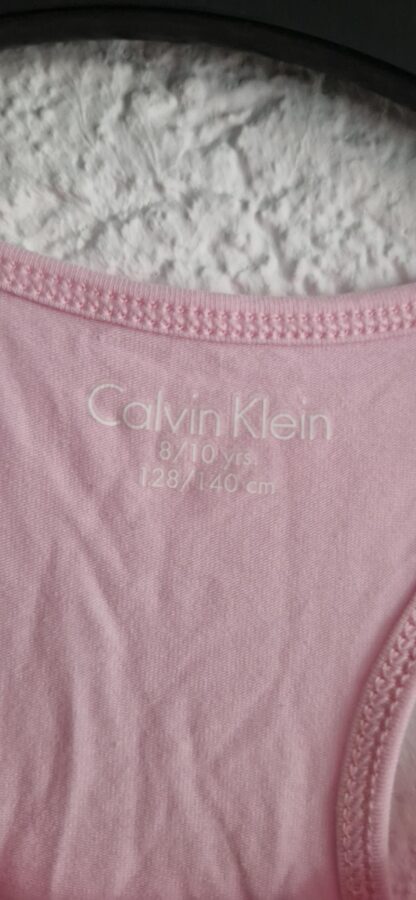 128 140 - Calvin Klein topje roze (0725bak) - Afbeelding 3