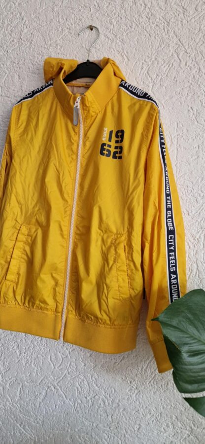 146 152 - WE zomer/tussen/regen jack geel (0725bak)