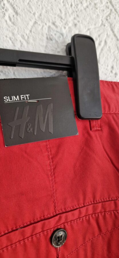 48 - H&M slimfit short rood nieuw (0725bak) - Afbeelding 6