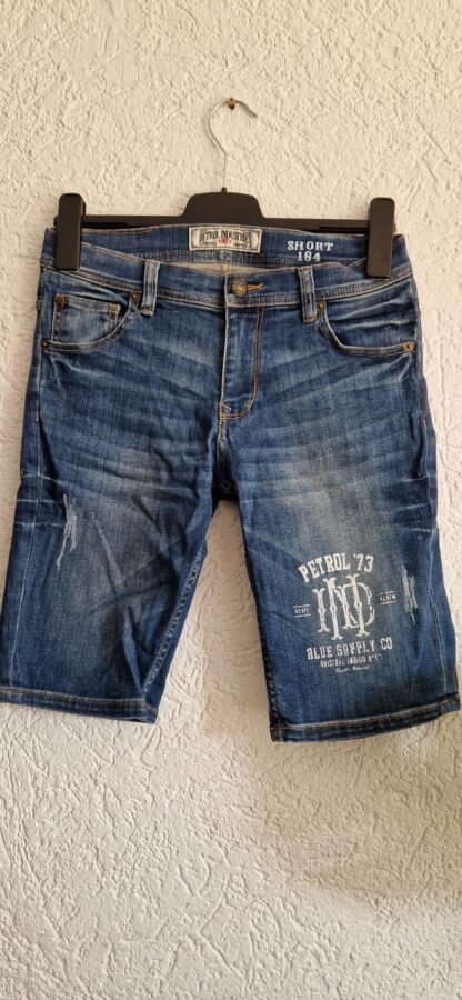 164 - Petrol jeans bermuda print (0725bak)